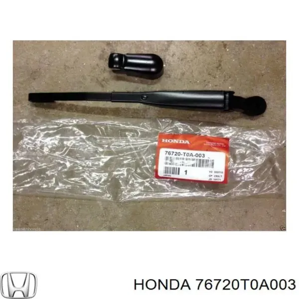 Brazo del limpiaparabrisas, trasero 76720T0A003 Honda