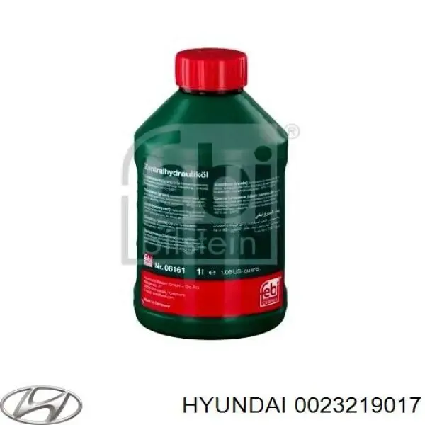 Aceite hidráulico 0023219017 Hyundai/Kia