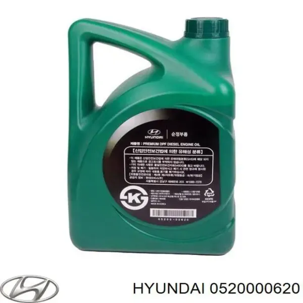 Aceite de motor 0520000620 Hyundai/Kia