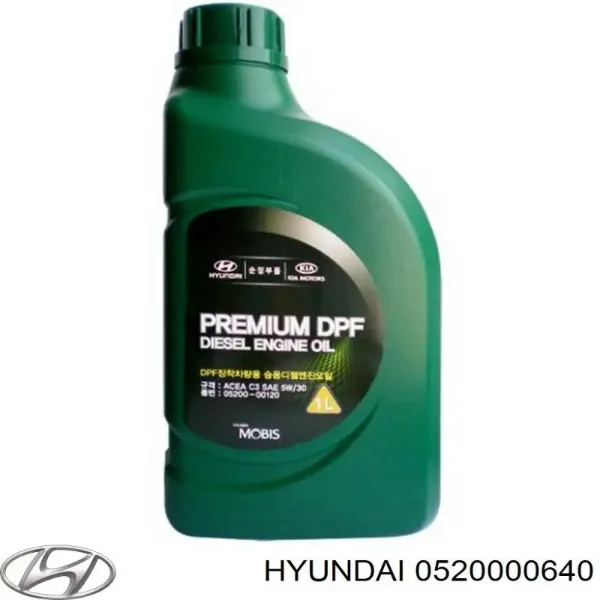 Aceite de motor 0520000640 Hyundai/Kia