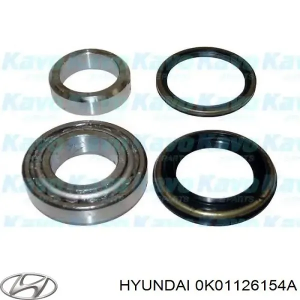 Retén interior del cubo trasero 0K01126154A Hyundai/Kia