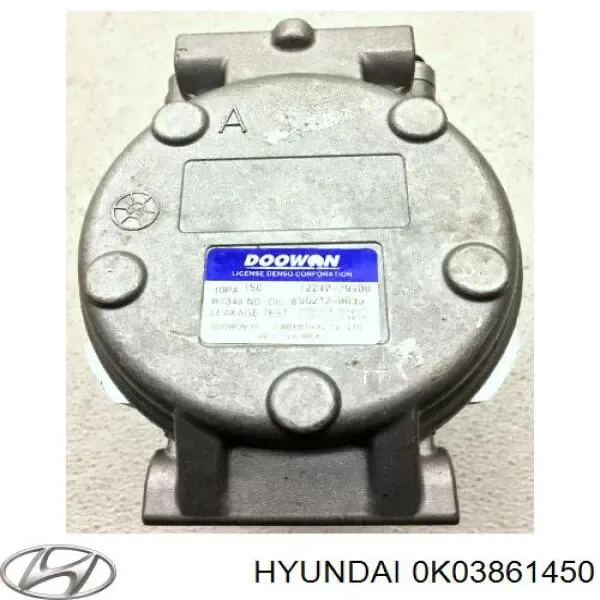 Compresor de aire acondicionado 0K03861450 Hyundai/Kia