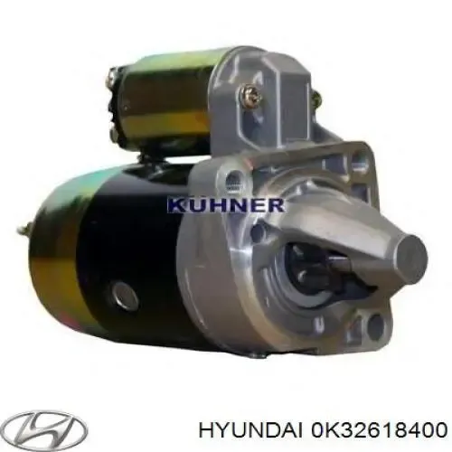 Motor de arranque 0K32618400 Hyundai/Kia