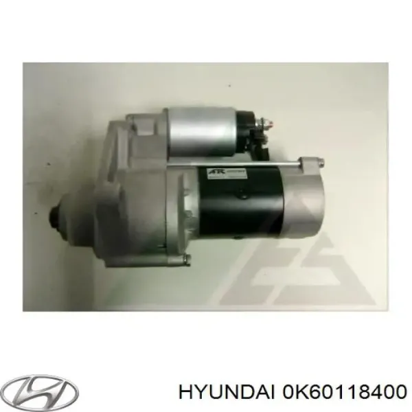 Motor de arranque 0K60118400 Hyundai/Kia
