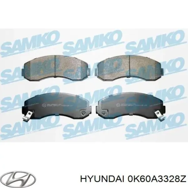 Pastillas de freno 0K60A3328Z Hyundai/Kia