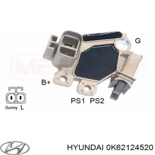 Regulador 0K62124520 Hyundai/Kia