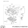 Bloque de cilindros del motor Hyundai Sonata EU4