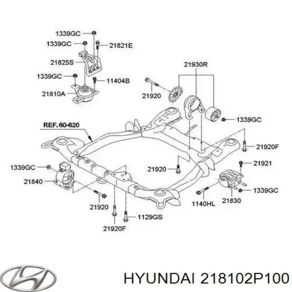 Soporte de motor derecho CZKK14 CTR