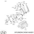 Piñón del cigüeñal Hyundai H-1 STAREX 