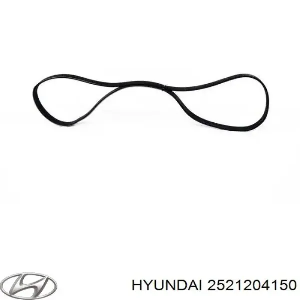 Correa de alternador 2521204150 Hyundai/Kia