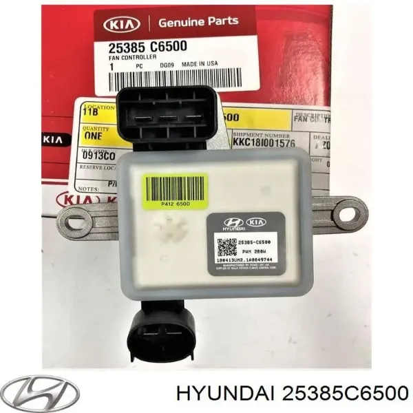 Regulador de velocidad del ventilador de refrigeración (unidad de control) 25385C6500 Hyundai/Kia