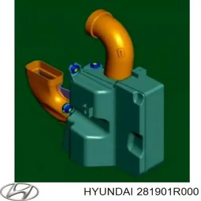 Resonador, filtro de aire HYUNDAI 281901R000