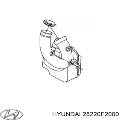 Resonador, filtro de aire HYUNDAI 28220F2000
