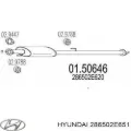 Silenciador central Toyota Camry V30