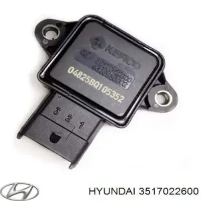 Sensor, posición mariposa HYUNDAI 3517022600