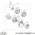 Portaescobillas de alternador Hyundai Sonata NF