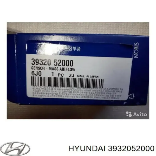 Caudalímetro 3932052000 Hyundai/Kia