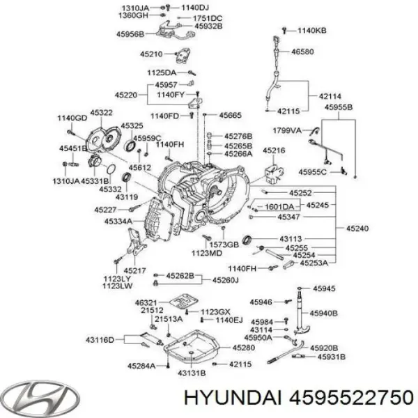 Sensor de velocidad 4595522750 Hyundai/Kia