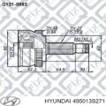 Semieje delantero derecho Hyundai Sonata YF
