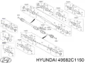 Junta homocinética interna delantera derecha Hyundai Sonata LF