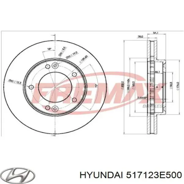 517123E500 Hyundai/Kia