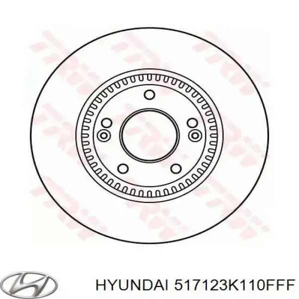 Freno de disco delantero KIA Sportage 3 SL