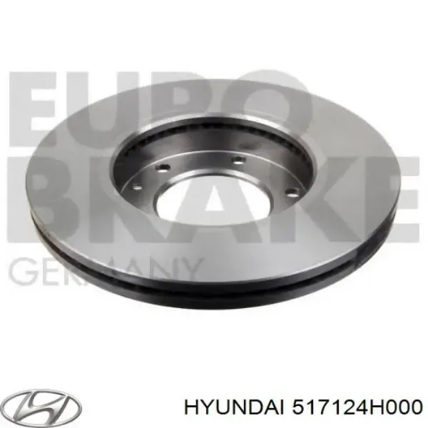 Disco de freno 517124H000 Hyundai/Kia