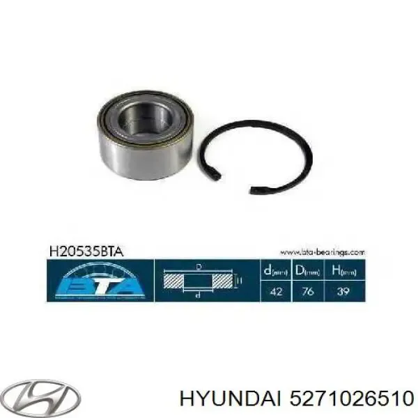 Cojinete de rueda trasero KIA Sportage 3 SL