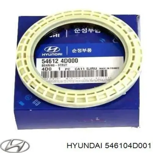 Soporte amortiguador delantero 546104D001 Hyundai/Kia