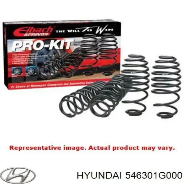 Muelle delantero 546301G000 Hyundai/Kia