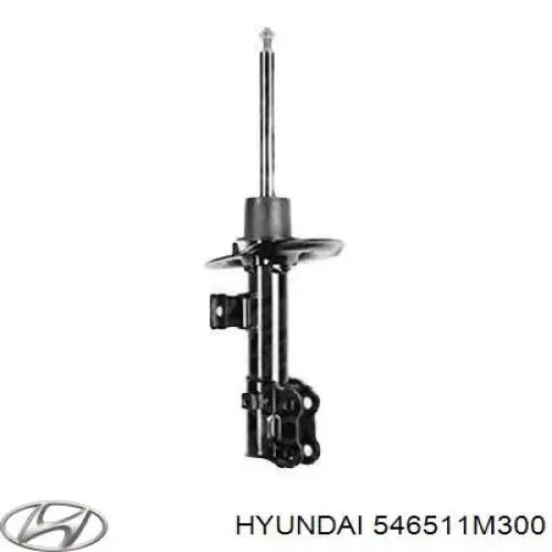 Amortiguador delantero izquierdo 546511M300 Hyundai/Kia
