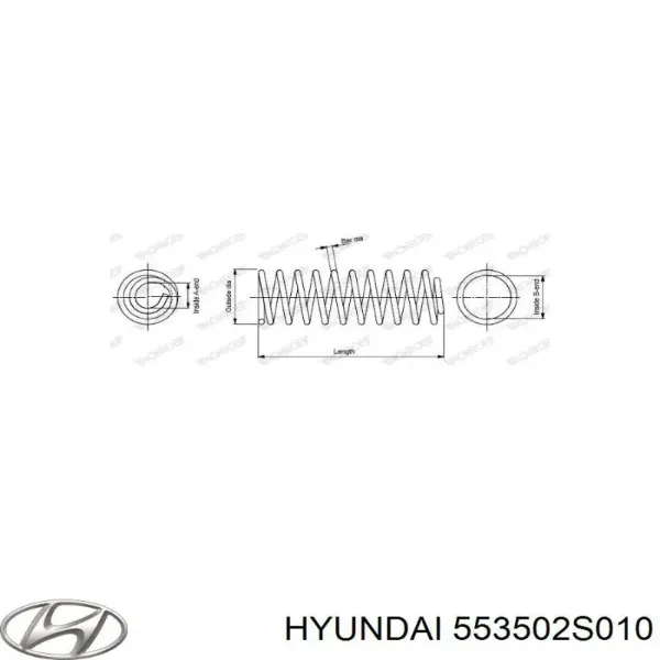 Muelle 553502S010 Hyundai/Kia