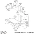 Estabilizador trasero Hyundai Elantra HD