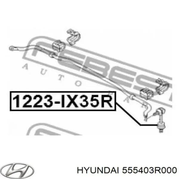 Soporte de barra estabilizadora trasera KIA Sportage 3 SL