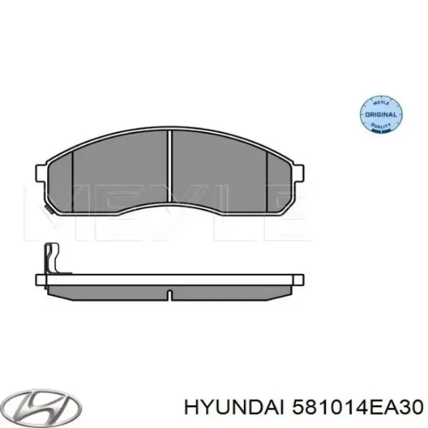 Pastillas de freno 581014EA30 Hyundai/Kia