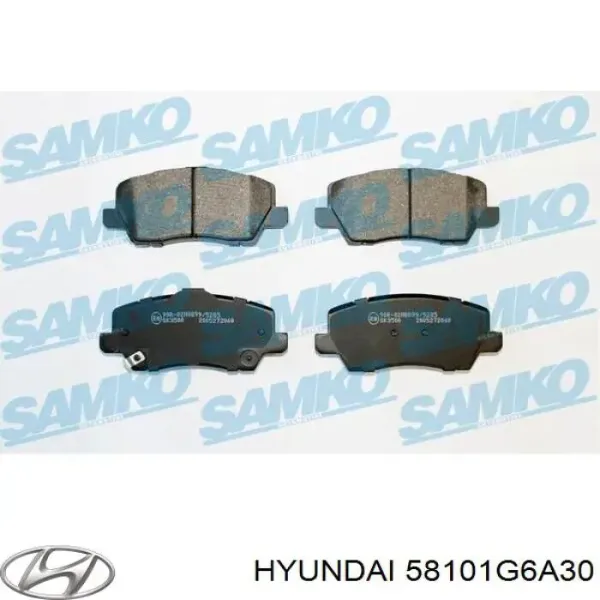 Pastillas de freno 58101G6A30 Hyundai/Kia