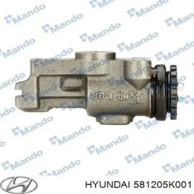 Cilindro de rueda delantera HYUNDAI 581205K001
