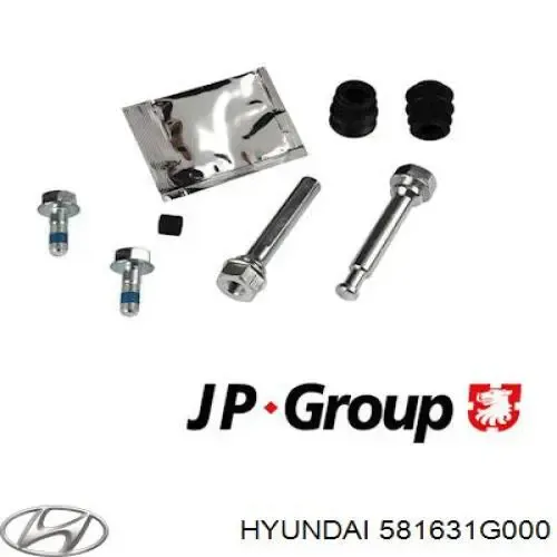 Kit de reparación de pinzas de freno 1561951210 JP Group