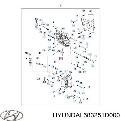 Chapa protectora contra salpicaduras, disco de freno trasero HYUNDAI 583251D000