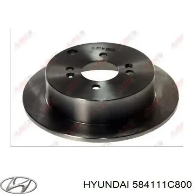 Disco de freno trasero HYUNDAI 584111C800