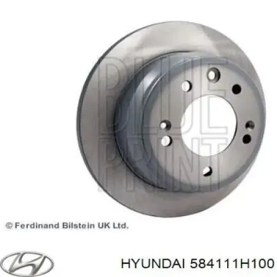Disco de freno trasero HYUNDAI 584111H100
