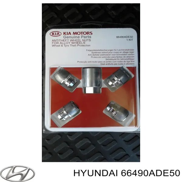 Tuercas de rueda 66490ADE50 Hyundai/Kia