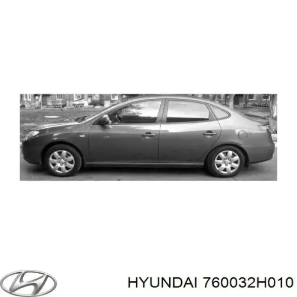 Puerta delantera izquierda 760032H010 Hyundai/Kia