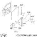 Motor del elevalunas de la puerta delantera derecha Hyundai Terracan HP