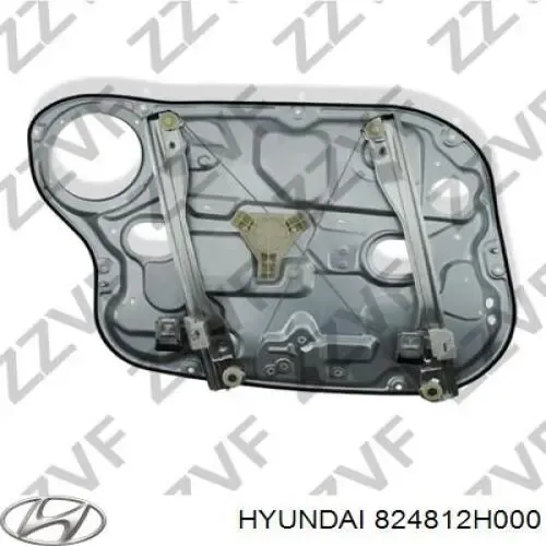 Mecanismo de elevalunas delantero derecha 824812H000 Hyundai/Kia