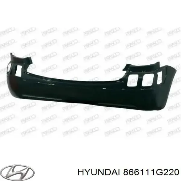 Parachoques trasero KIA Rio II