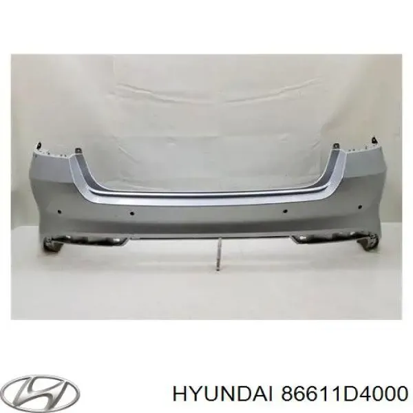 Parachoques trasero 86611D4000 Hyundai/Kia