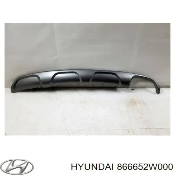 Protector parachoques trasero 866652W000 Hyundai/Kia