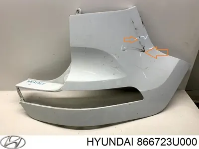 Listón embellecedor/protector, parachoques trasero derecho HYUNDAI 866723U000