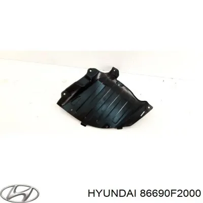 Cubierta, parachoques trasero HYUNDAI 86690F2000